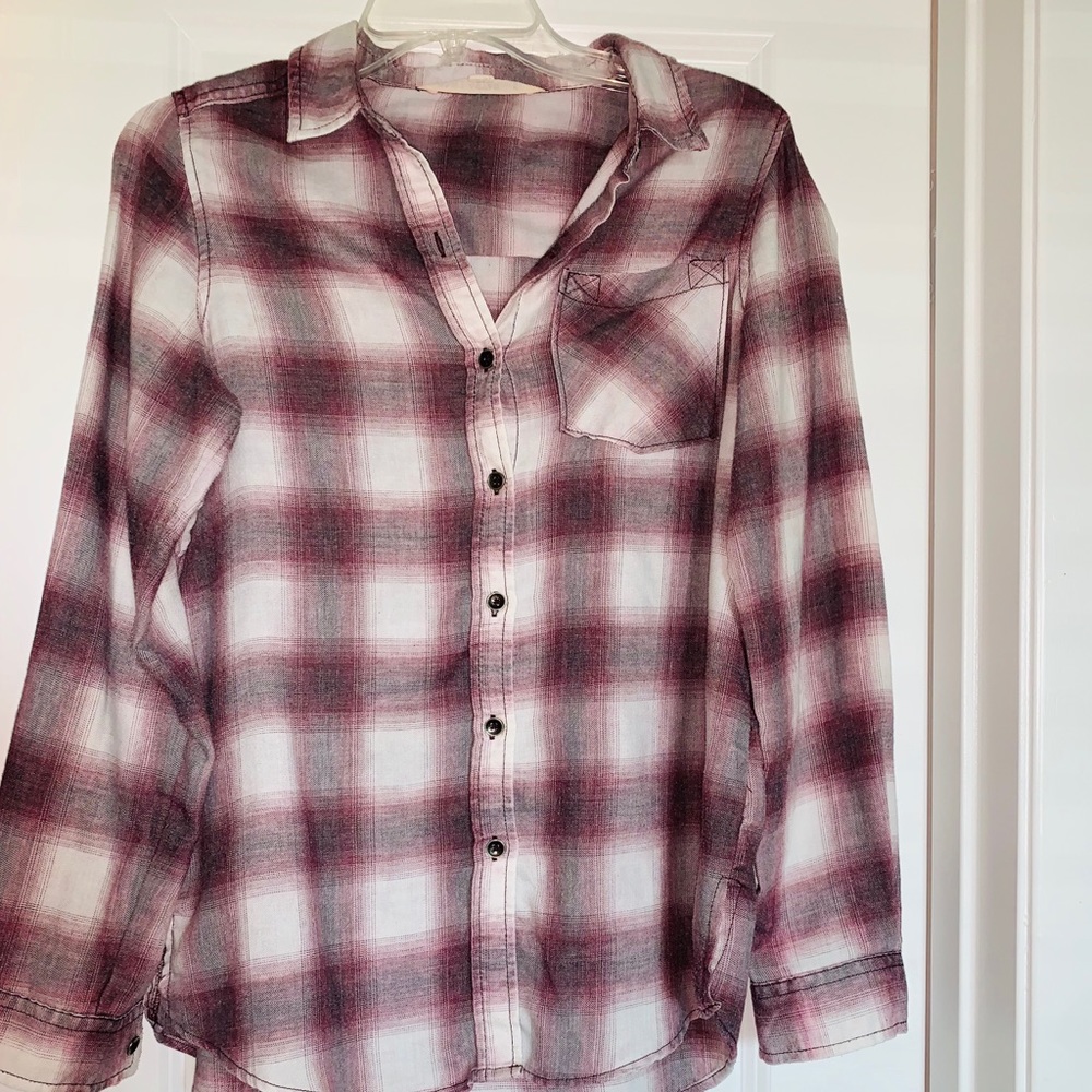 Plaid top